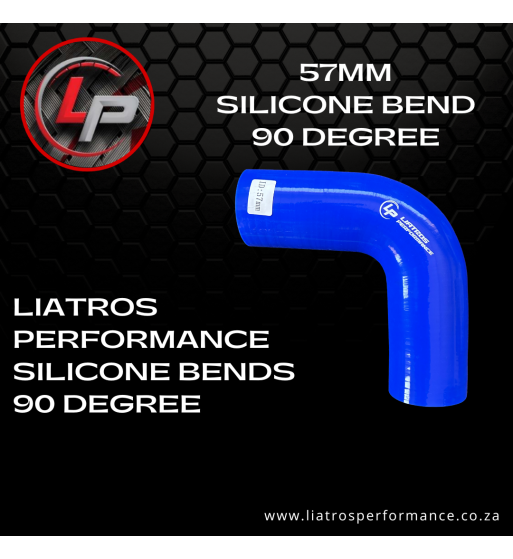 57mm Silicone Bend 90 Degree