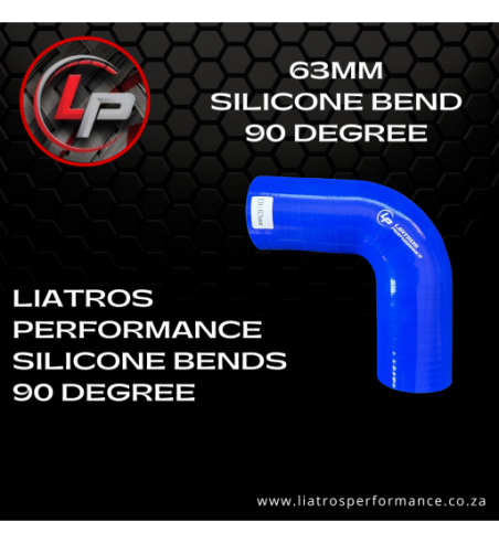 63mm Silicone Bend 90 Degree