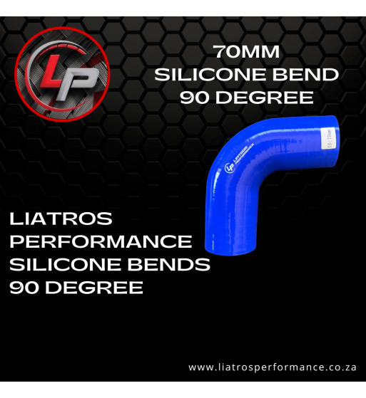 70mm Silicone Bend 90 Degree