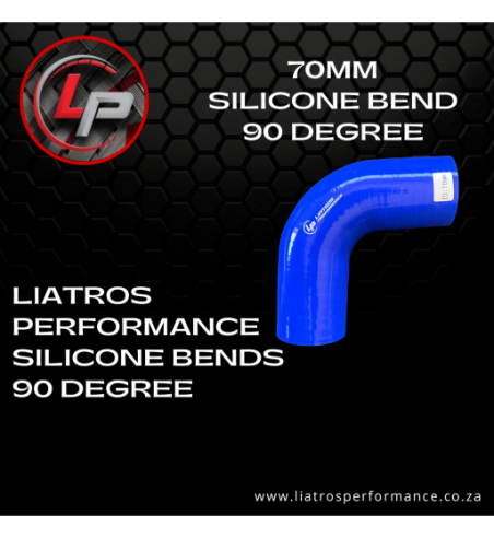70mm Silicone Bend 90 Degree