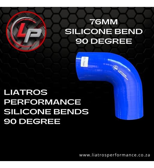 76mm Silicone Bend 90 Degree