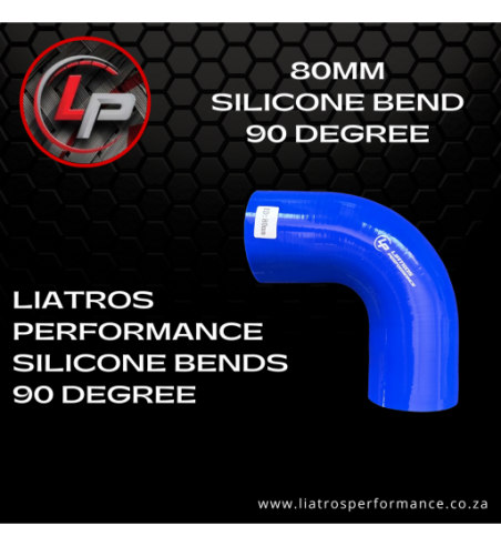 80mm Silicone Bends 90 Degree