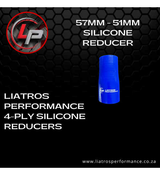 Silicone Reducer 57mm-51mm
