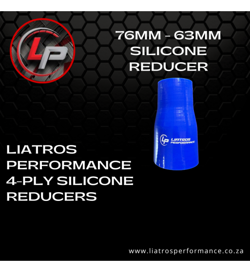 76mm-63mm Silicone Reducer