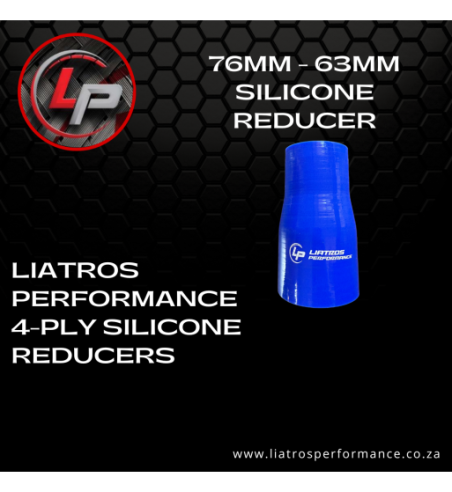 76mm-63mm Silicone Reducer