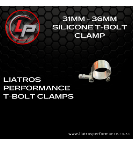 31mm-36mm Silicone Clamp T Bolt