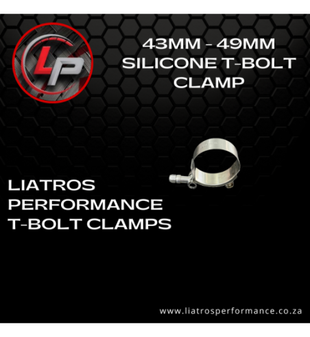 43mm-49mm Silicone Clamp T Bolt