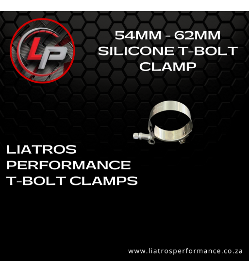54mm-62mm Silicone Clamp T Bolt