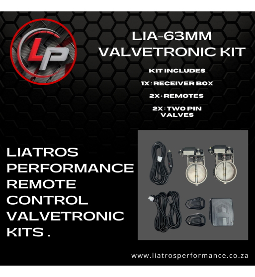 LIATROS PERFORMANCE 63MM VALVETRONIC KIT