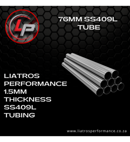 1.5 76mm SS409L Tube 1m