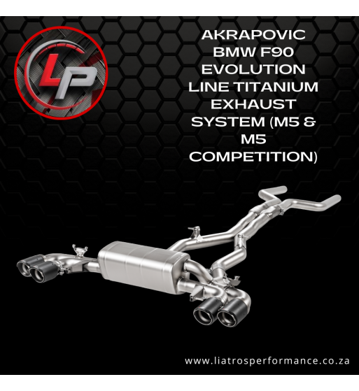 Akrapovic BMW F90 Evolution Line Titanium Exhaust System (M5 & M5 Competition)