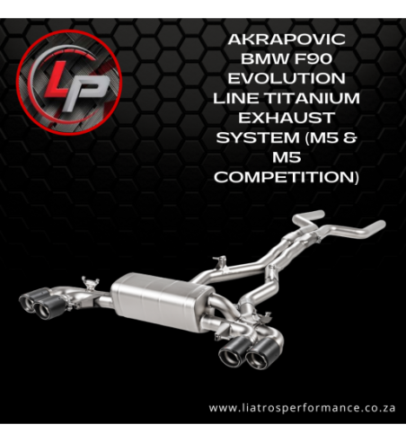 Akrapovic BMW F90 Evolution Line Titanium Exhaust System (M5 & M5 Competition)