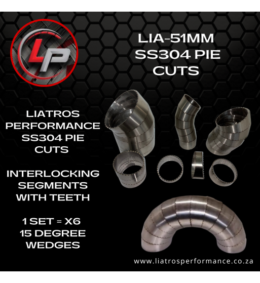 2.0'' 51MM SS304 PIE CUT SET