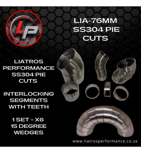 3.0'' 76MM SS304 PIE CUT SET