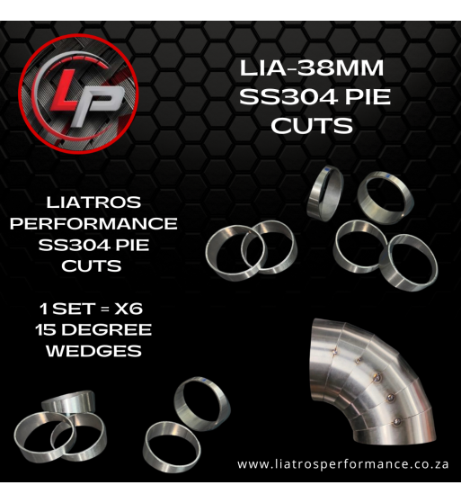 1.5'' 38MM SS304 PIE CUT SET