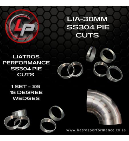 1.5'' 38MM SS304 PIE CUT SET