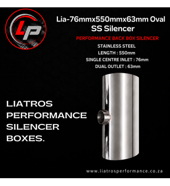 LIA-76MMX550MMX63MM PERFORMANCE BACK BOX OVAL