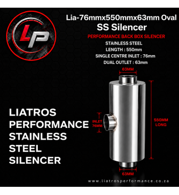 LIA-76MMX550MMX63MM PERFORMANCE BACK BOX OVAL
