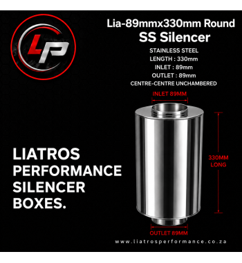 LIA-89MMX330MM ROUND SILENCER BOX