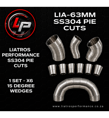 2.5'' 63MM SS304 PIE CUT SET