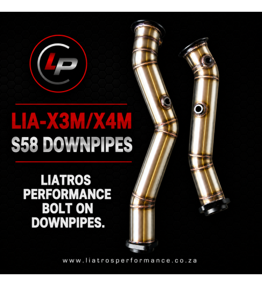 LIA-X3M/X4M S58 BMW DOWNPIPES