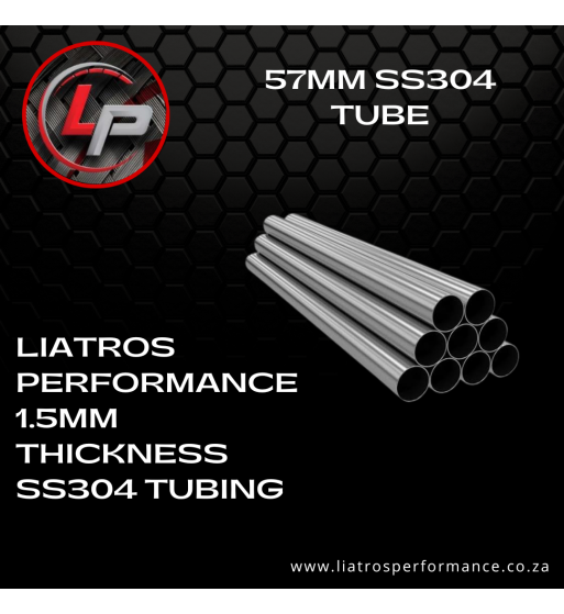 1.5 57mm SS304 Tube 1m