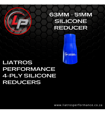 63mm-51mm Silicone Reducer