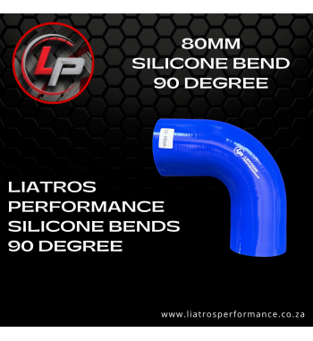 80mm Silicone Bends 90 Degree