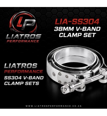 1.5" - 38mm V-Band Clamp SET SS304