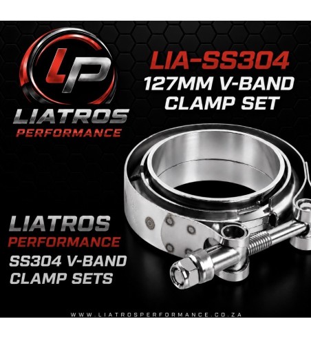 5.0 127mm V-Band Clamp SET SS304