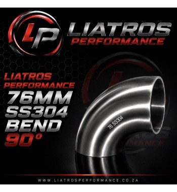 3" - 76mm SS304 Bend 90°