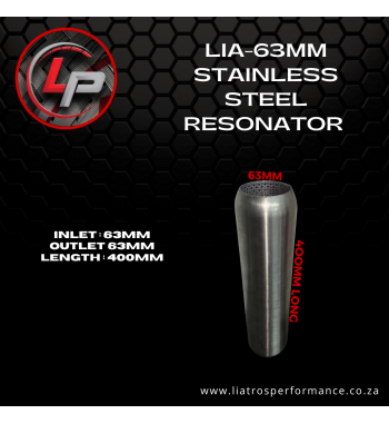 LIA-63MM-RESONATOR SS 400MM...