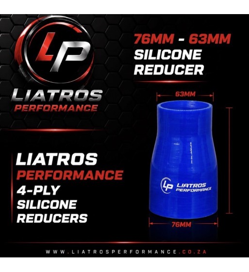 76mm-63mm SILICONE STRAIGHT REDUCER