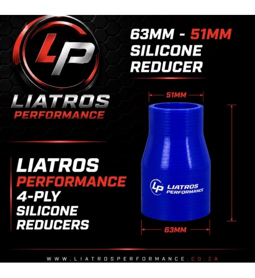 63MM-51MM SILICONE STRAIGHT REDUCER