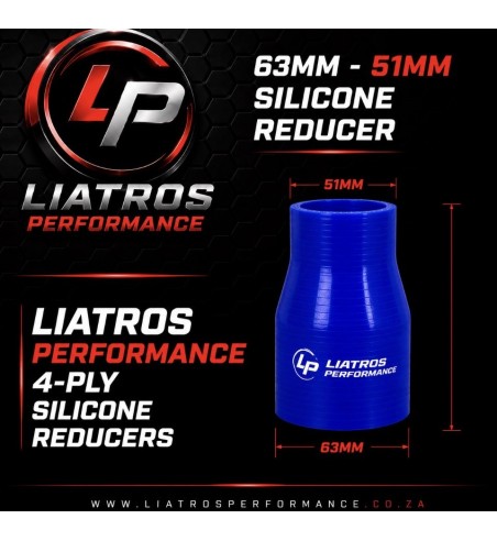 63MM-51MM SILICONE STRAIGHT REDUCER