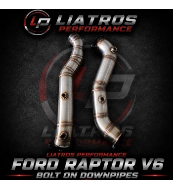 FORD RAPTOR V6 BOLT ON DOWNPIPES