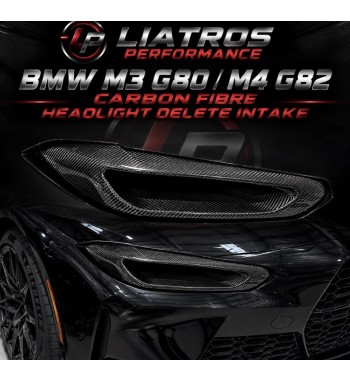 BMW S58 M3 G80 / M4 G82 CARBON FIBRE HEADLIGHT DELETE INTAKE