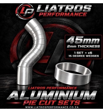 1.7" 45MM ALUMINIUM PIE CUT SET