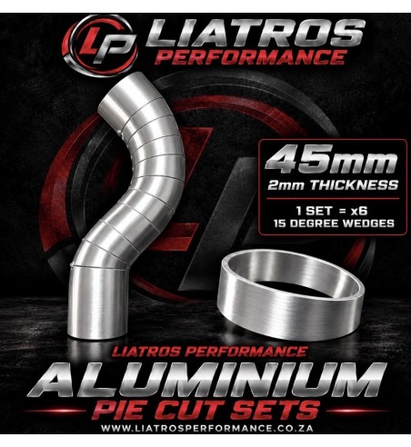1.7" 45MM ALUMINIUM PIE CUT SET
